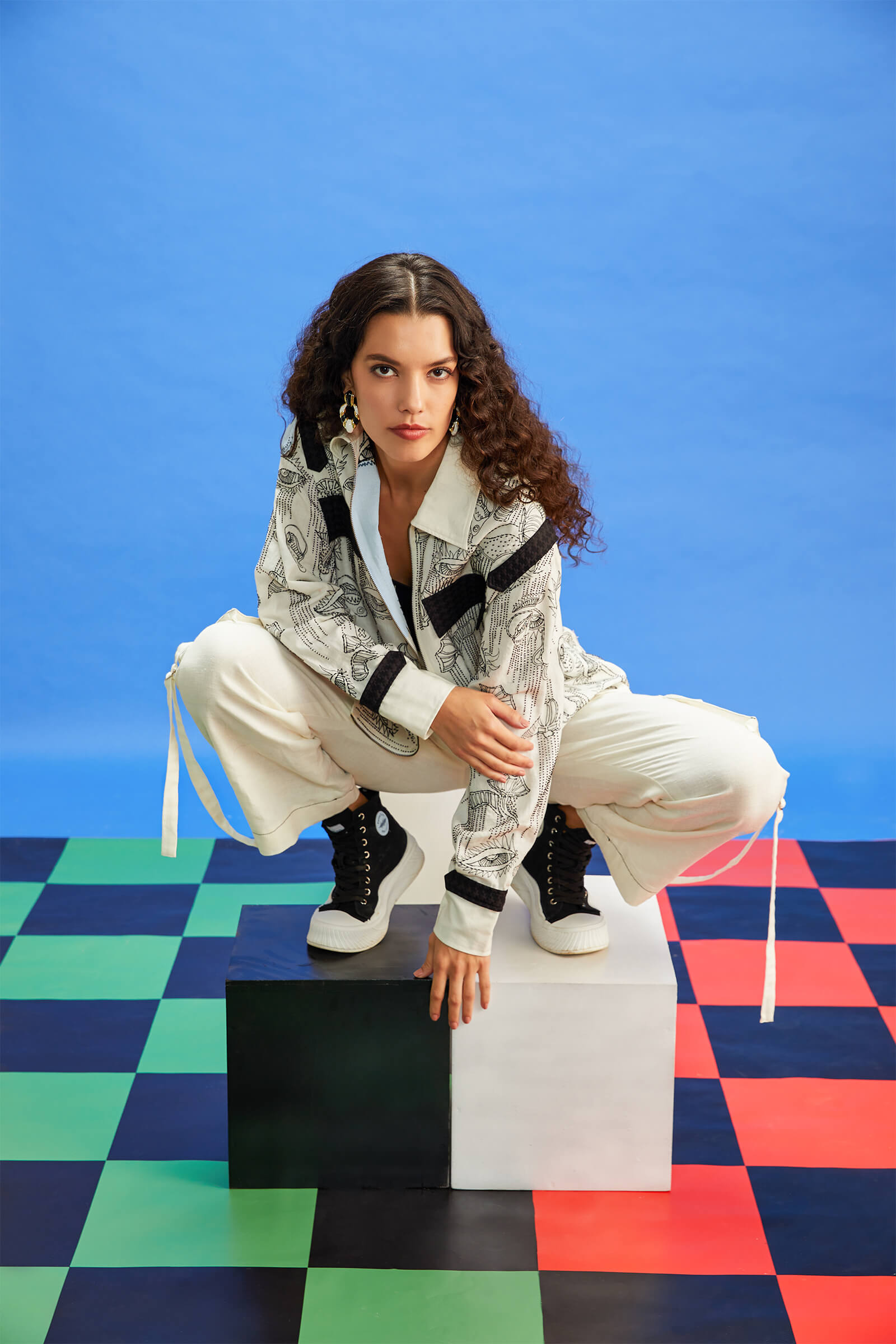 Linen Off White Shirt Jacket