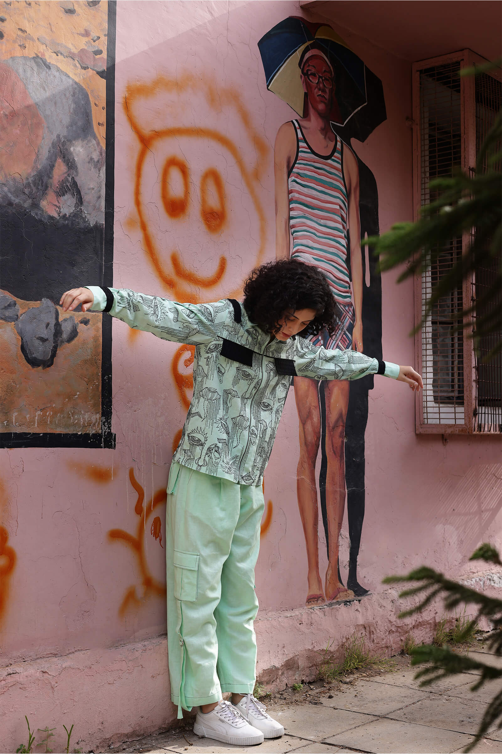 Cotton Linen Embroidery Shirt