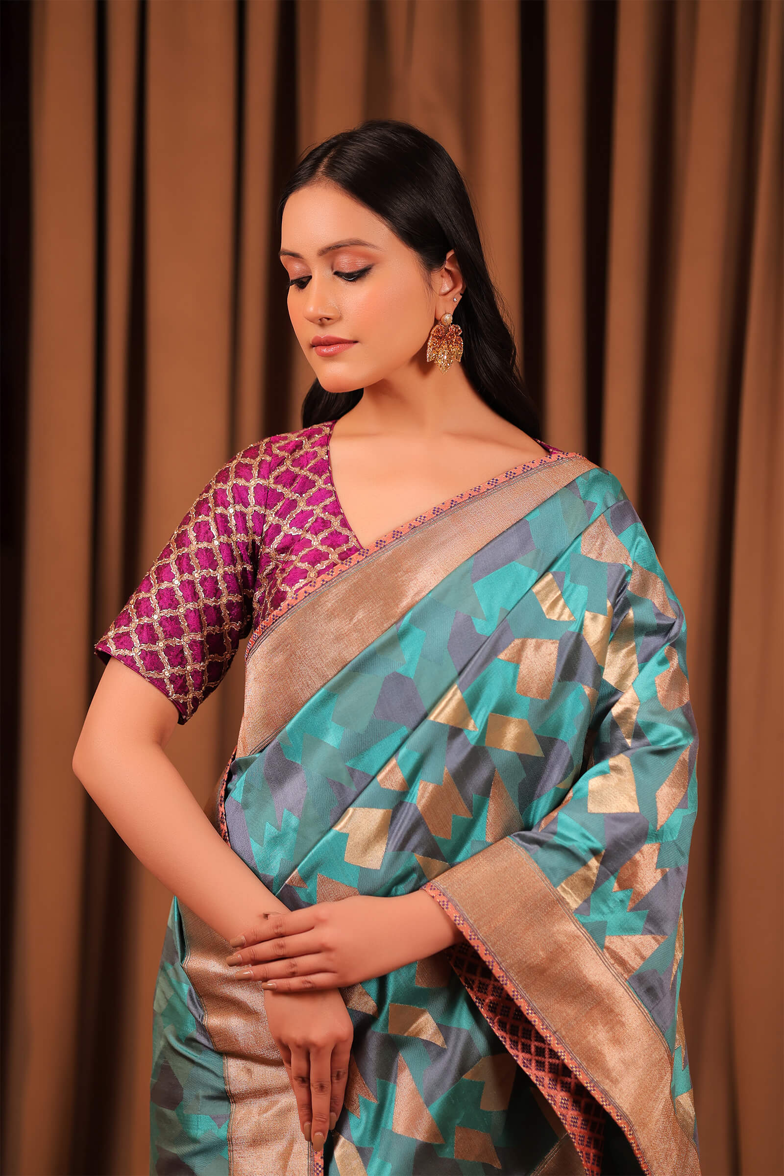 Green Tanchoi Handloom Banarasi Saree