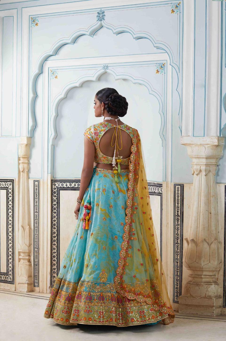 Lehenga Skirt With Blouse And Dupatta