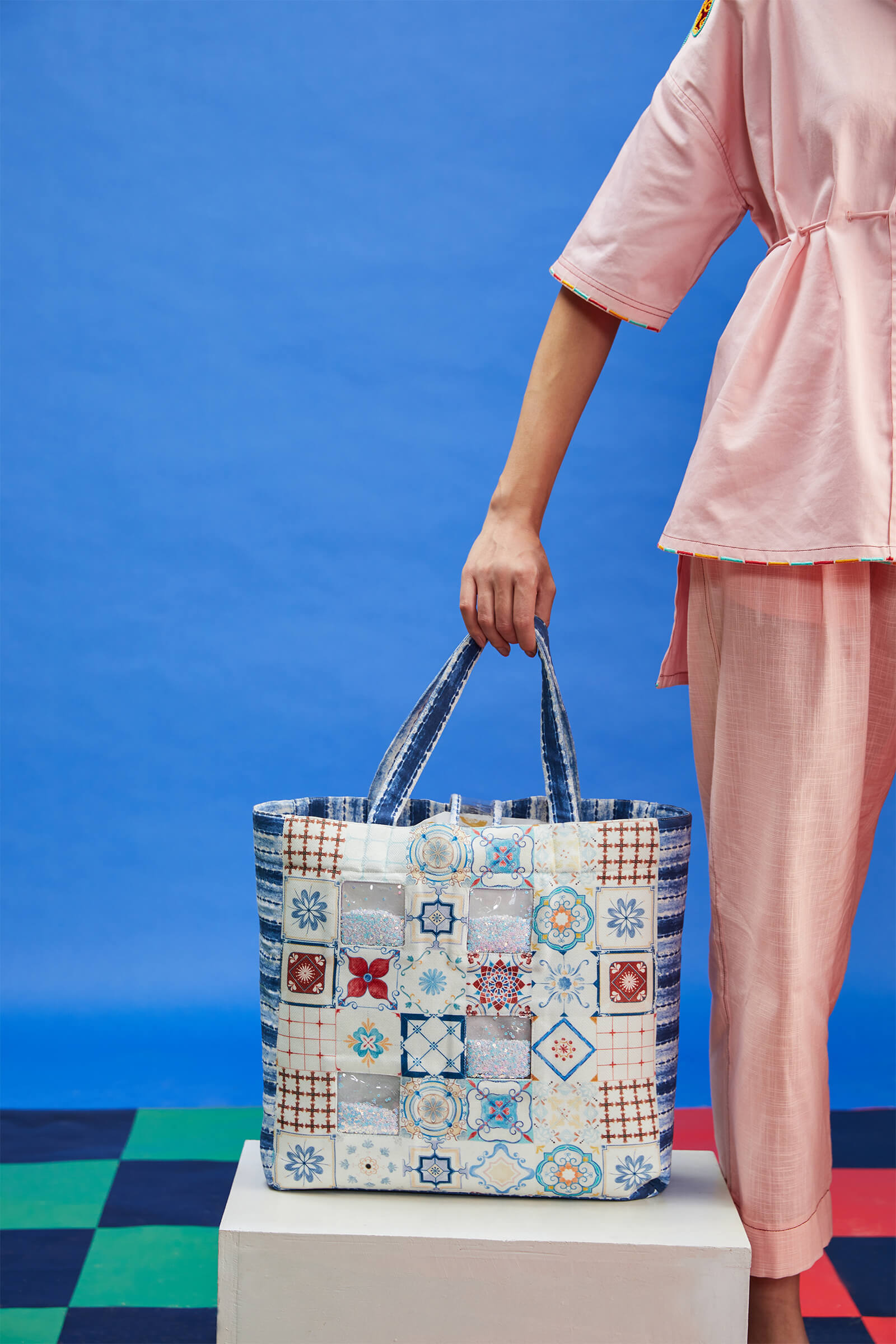 Sustainable Printed Cotton Canvas Tote Bag